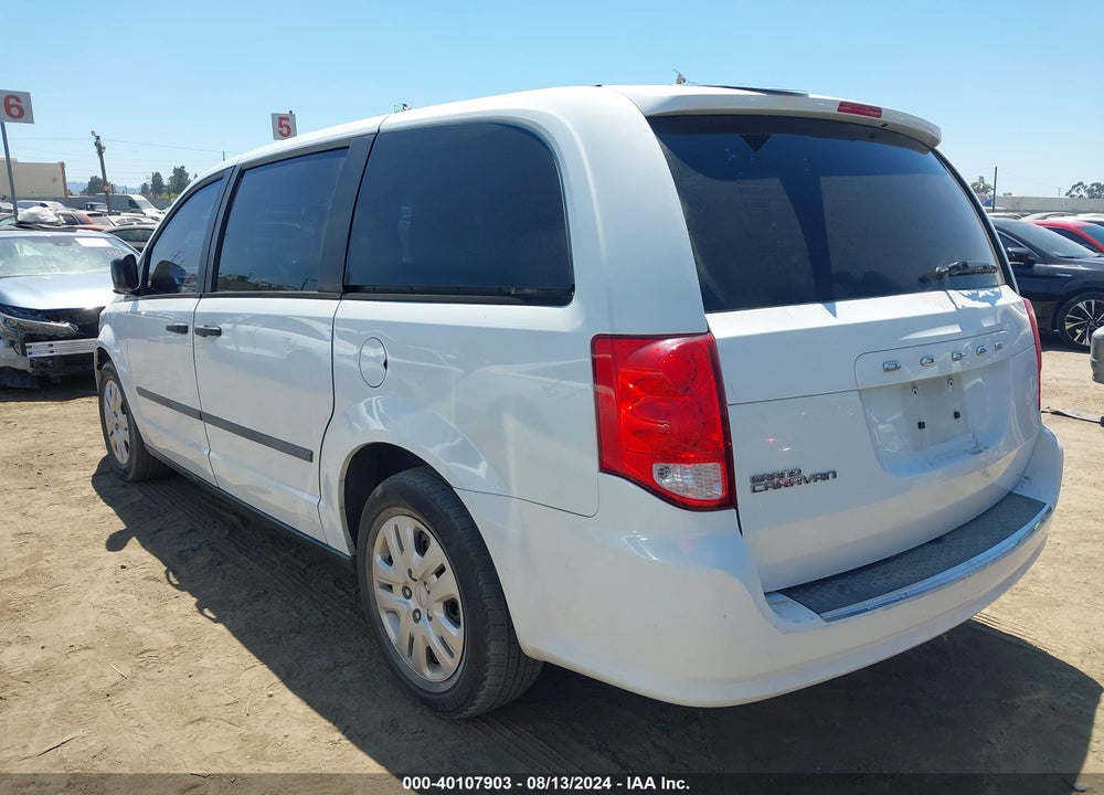 2014 DODGE GRAND CARAVAN AMERICAN VALUE PKG VIN: 2C4RDGBG2ER278541
