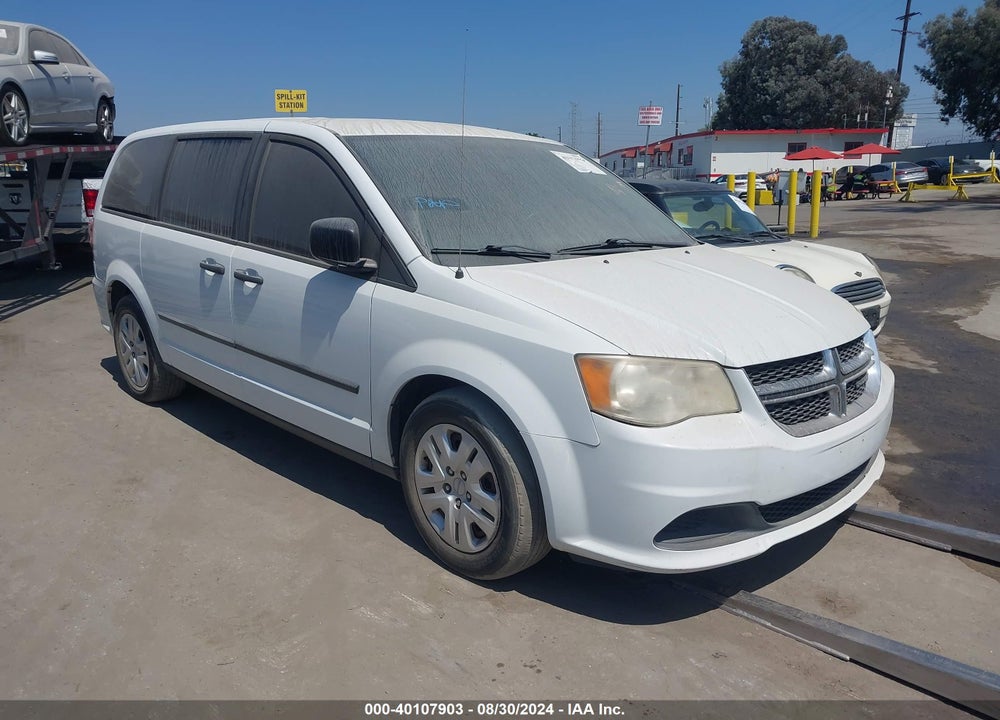 2014 DODGE GRAND CARAVAN AMERICAN VALUE PKG VIN: 2C4RDGBG2ER278541