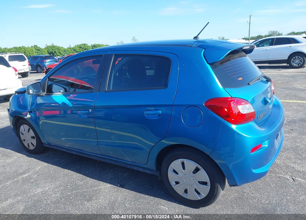 2019 MITSUBISHI MIRAGE RF VIN: ML32A3HJ9KH007525