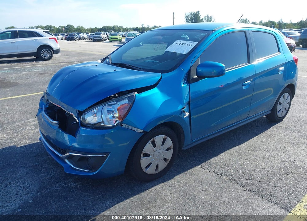 2019 MITSUBISHI MIRAGE RF VIN: ML32A3HJ9KH007525