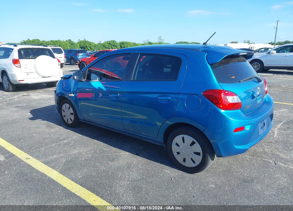 2019 MITSUBISHI MIRAGE RF VIN: ML32A3HJ9KH007525