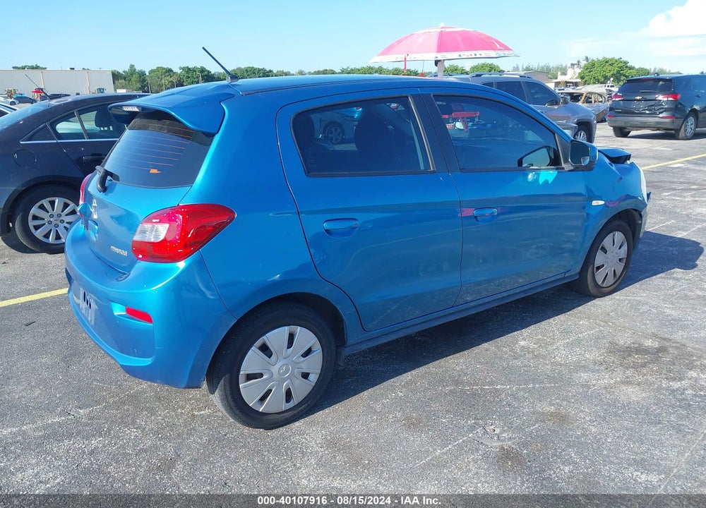2019 MITSUBISHI MIRAGE RF VIN: ML32A3HJ9KH007525