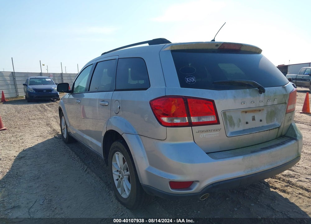 2013 DODGE JOURNEY SXT VIN: 3C4PDCBG1DT593052