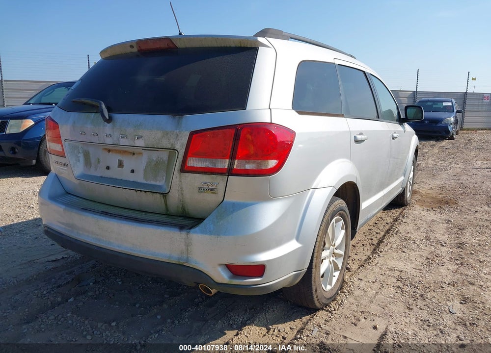 2013 DODGE JOURNEY SXT VIN: 3C4PDCBG1DT593052