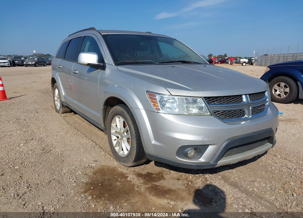 2013 DODGE JOURNEY SXT VIN: 3C4PDCBG1DT593052