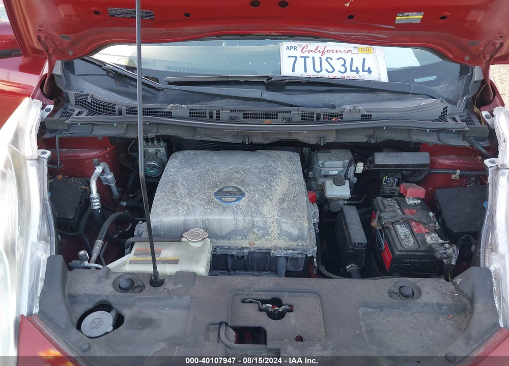 2014 NISSAN LEAF S VIN: 1N4AZ0CPXEC339444