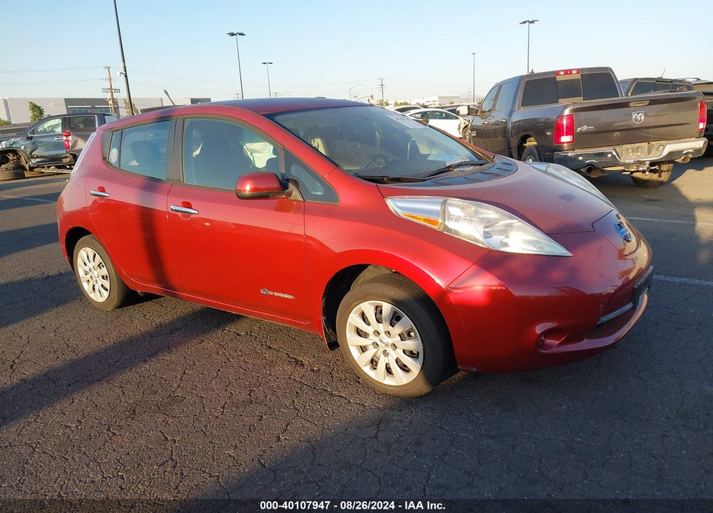 2014 NISSAN LEAF S VIN: 1N4AZ0CPXEC339444