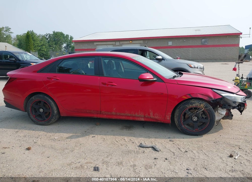 2021 HYUNDAI ELANTRA SEL VIN: 5NPLS4AG1MH005095