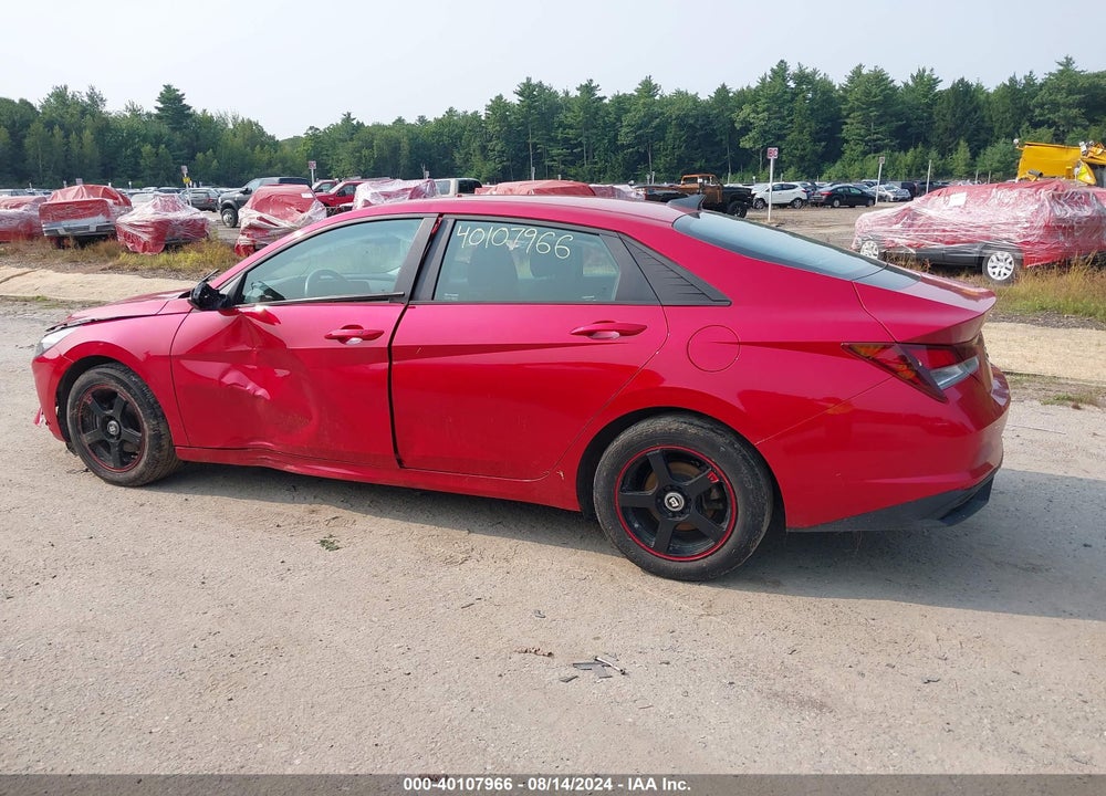 2021 HYUNDAI ELANTRA SEL VIN: 5NPLS4AG1MH005095