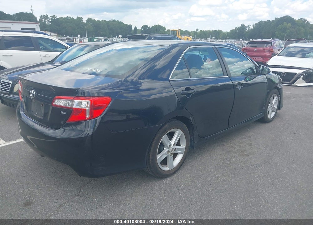 2012 TOYOTA CAMRY SE VIN: 4T1BF1FK4CU052536