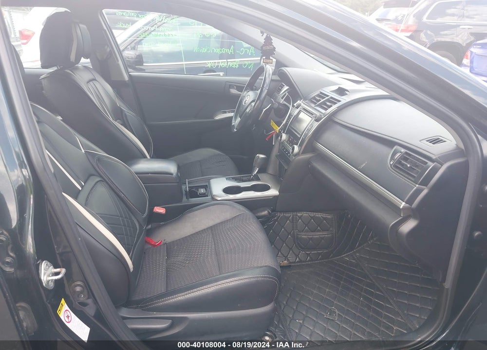 2012 TOYOTA CAMRY SE VIN: 4T1BF1FK4CU052536