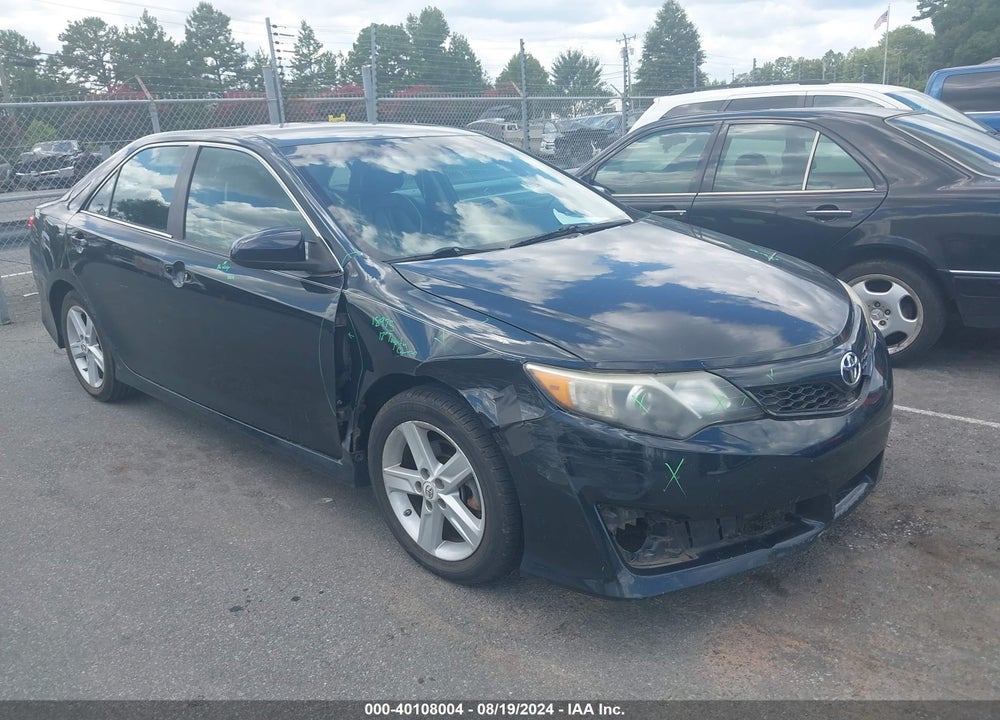 2012 TOYOTA CAMRY SE VIN: 4T1BF1FK4CU052536