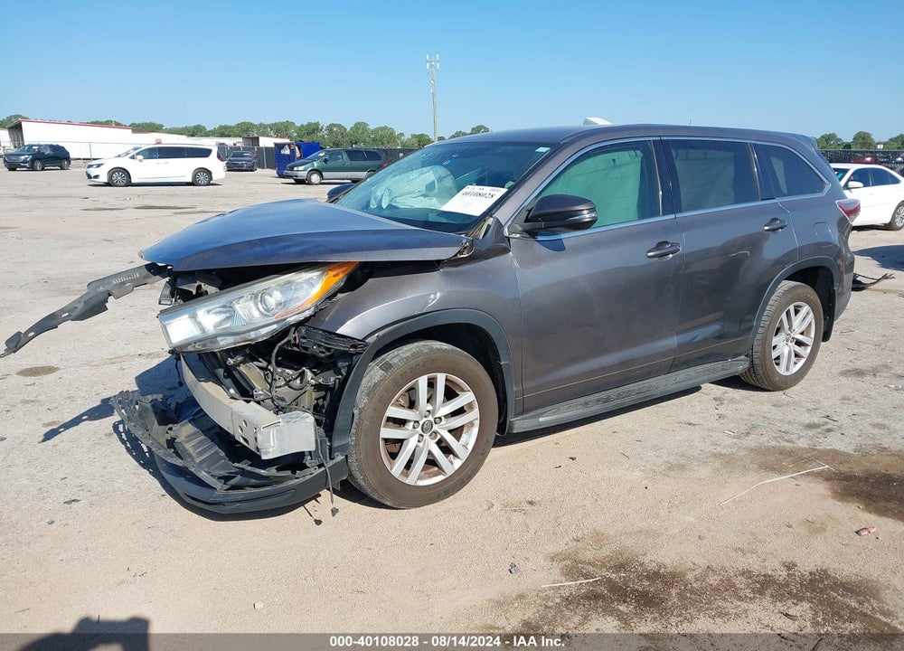 2016 TOYOTA HIGHLANDER LE V6 VIN: 5TDZKRFH0GS172331