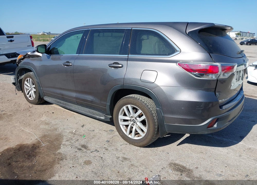2016 TOYOTA HIGHLANDER LE V6 VIN: 5TDZKRFH0GS172331