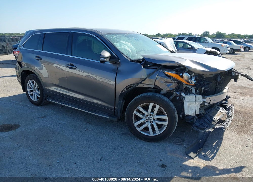 2016 TOYOTA HIGHLANDER LE V6 VIN: 5TDZKRFH0GS172331