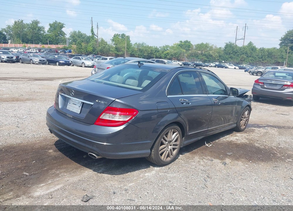 2008 MERCEDES-BENZ C 300 LUXURY 4MATIC/SPORT 4MATIC VIN: WDDGF81X18F075361