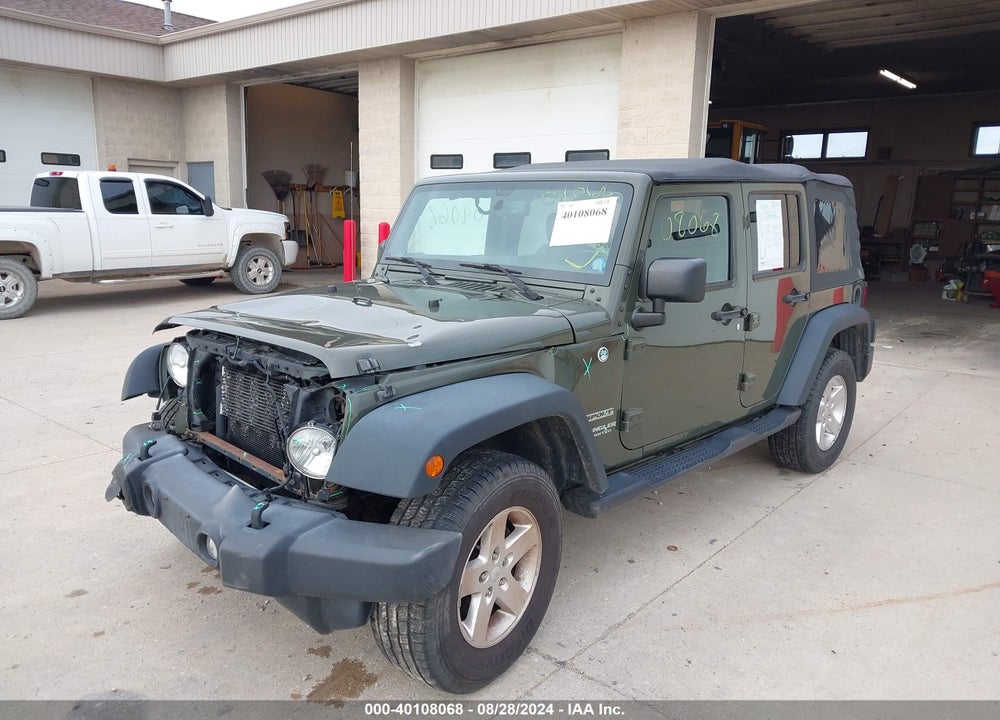 2015 JEEP WRANGLER UNLIMITED SPORT VIN: 1C4BJWDG9FL602600