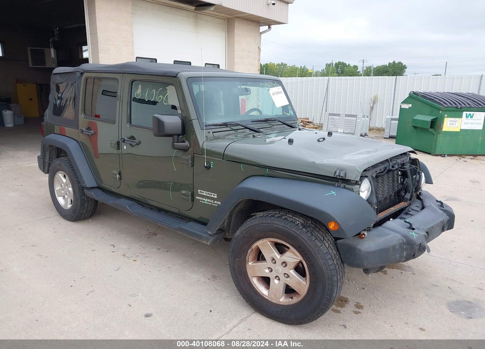 2015 JEEP WRANGLER UNLIMITED SPORT VIN: 1C4BJWDG9FL602600