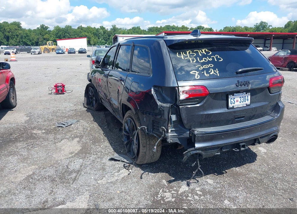 2015 JEEP GRAND CHEROKEE SRT VIN: 1C4RJFDJ3FC956851