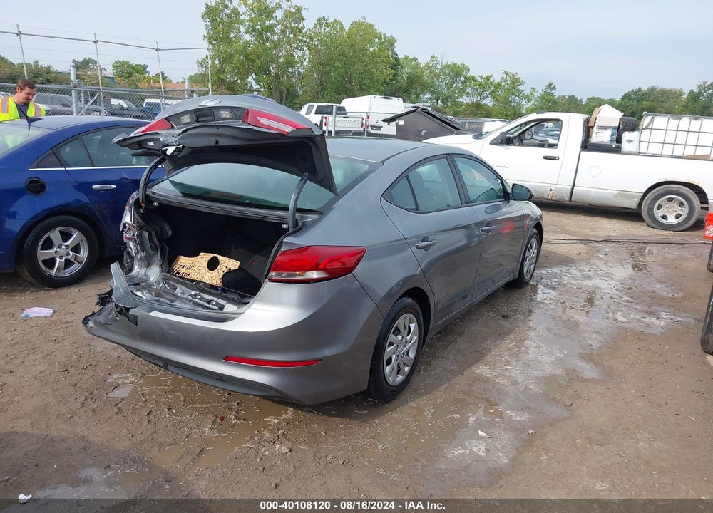 2018 HYUNDAI ELANTRA SE VIN: KMHD74LF6JU452836