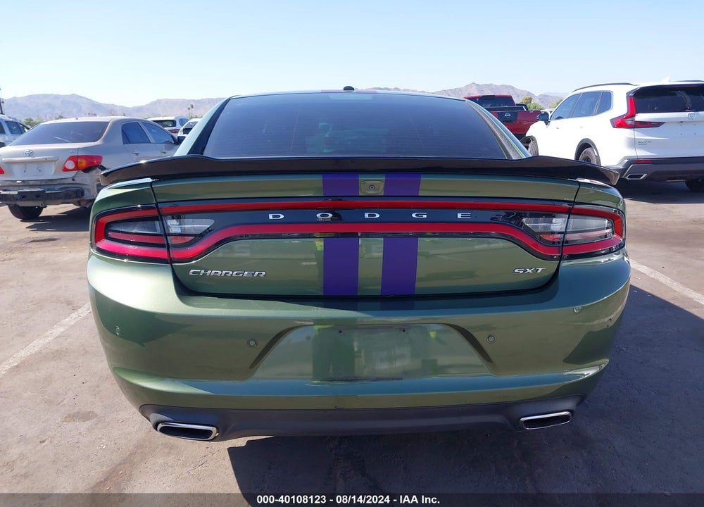 2018 DODGE CHARGER SXT RWD VIN: 2C3CDXBG6JH312068