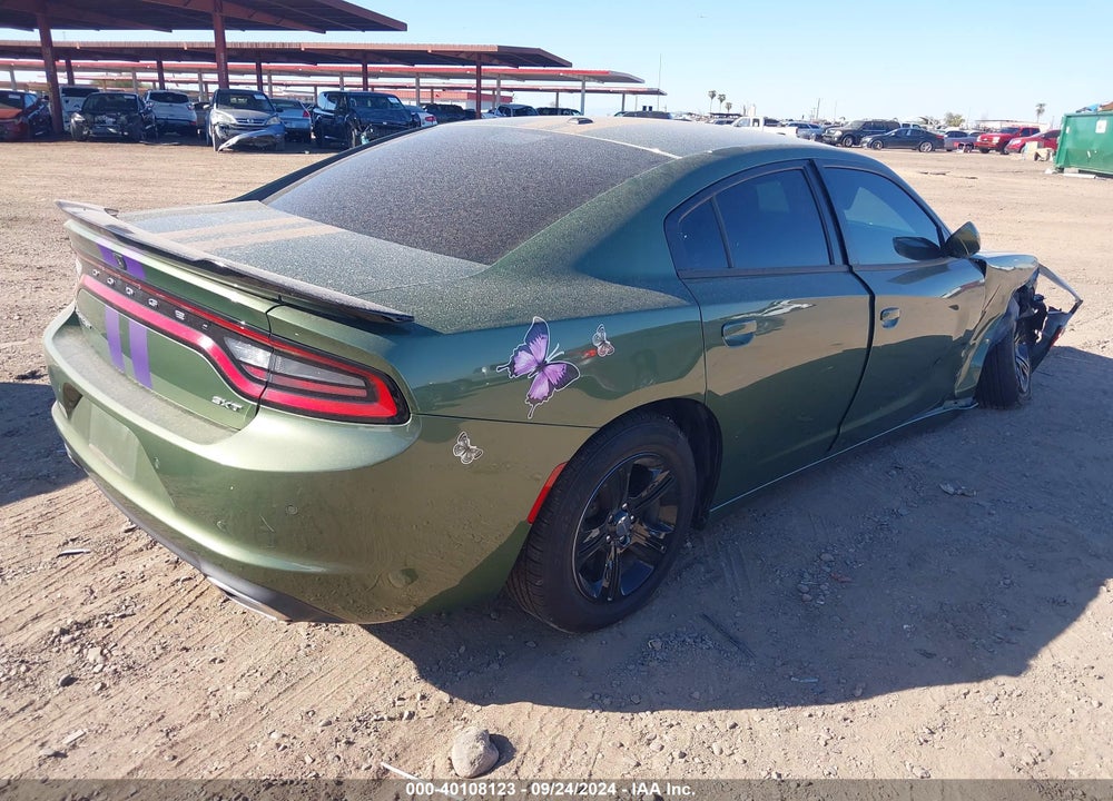2018 DODGE CHARGER SXT RWD VIN: 2C3CDXBG6JH312068