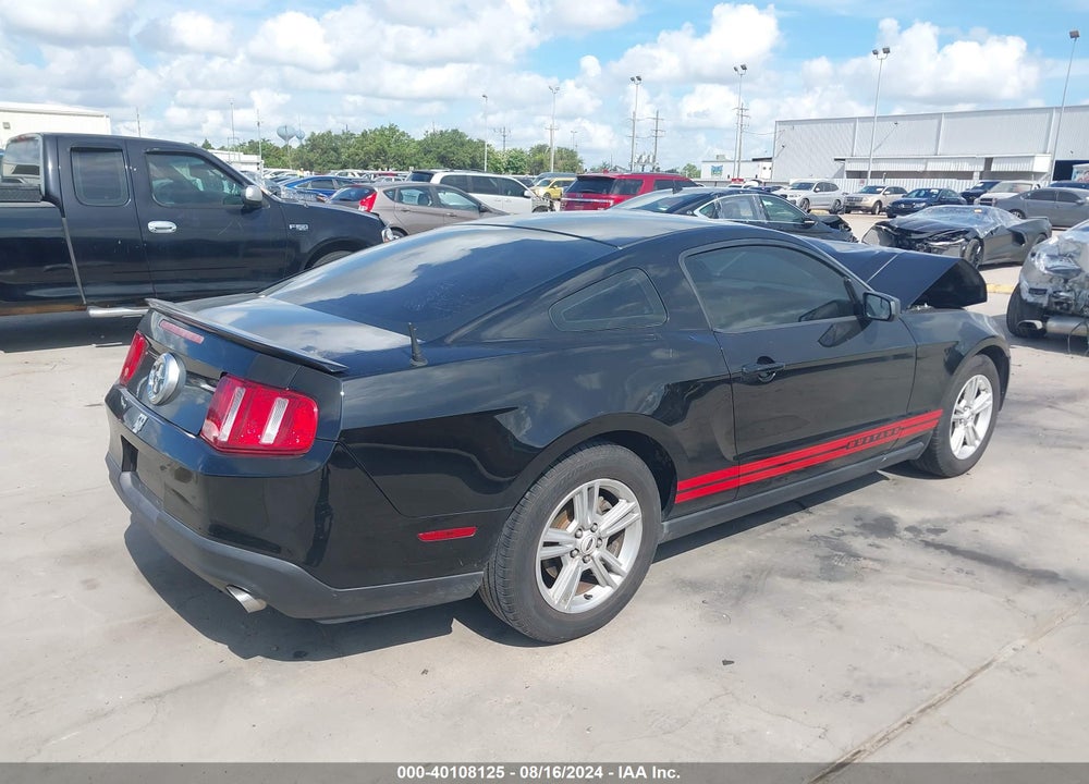 2012 FORD MUSTANG V6 VIN: 1ZVBP8AMXC5275450