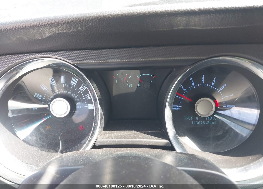 2012 FORD MUSTANG V6 VIN: 1ZVBP8AMXC5275450