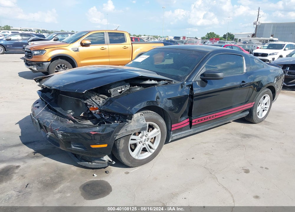 2012 FORD MUSTANG V6 VIN: 1ZVBP8AMXC5275450