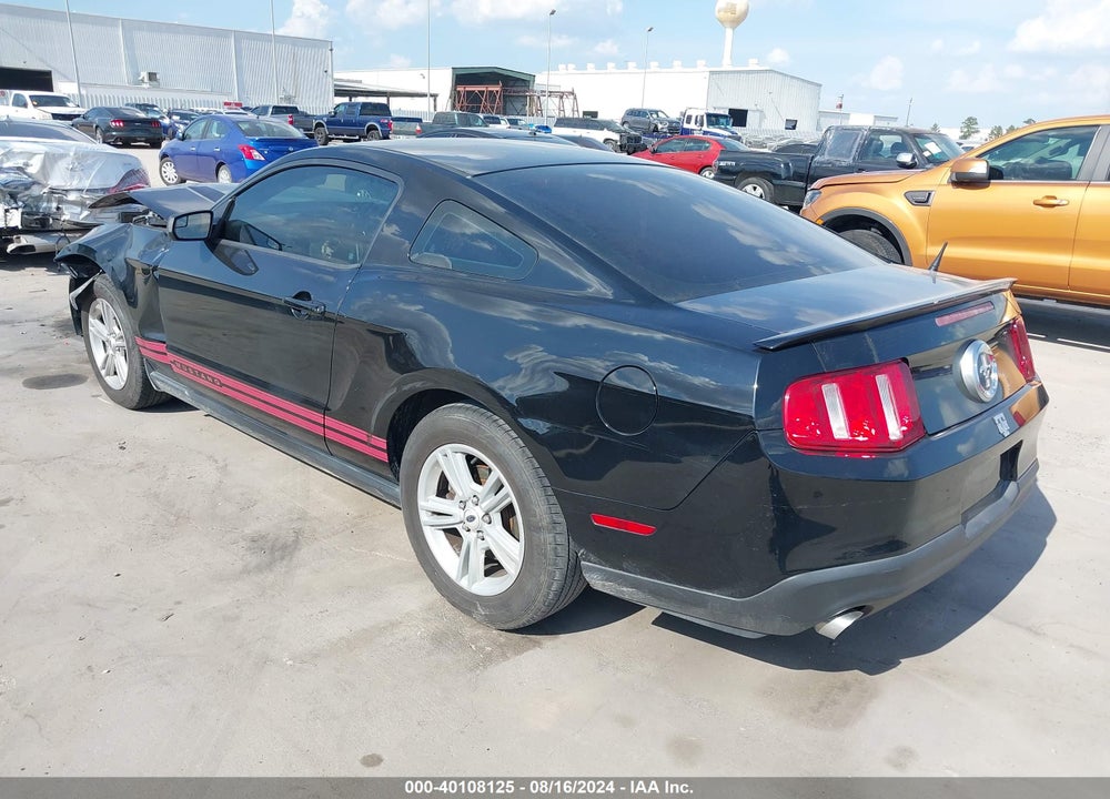 2012 FORD MUSTANG V6 VIN: 1ZVBP8AMXC5275450