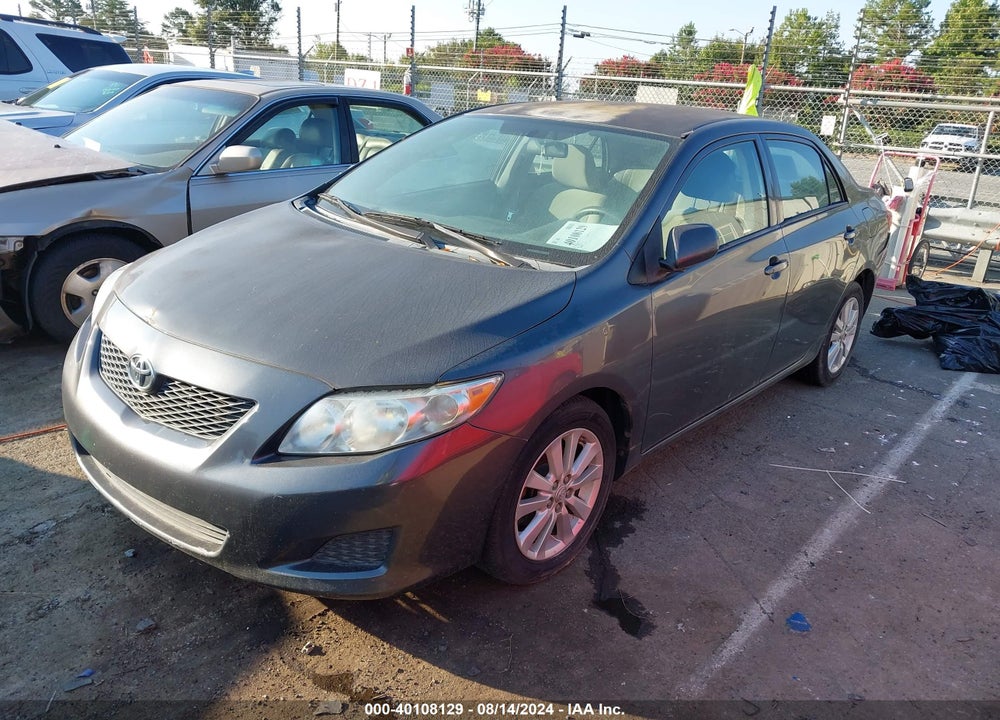2010 TOYOTA COROLLA LE VIN: 2T1BU4EE8AC344935