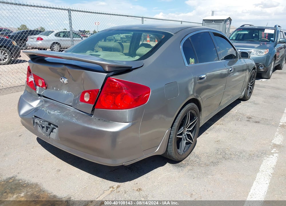 2006 INFINITI G35 VIN: JNKCV51E86M519836