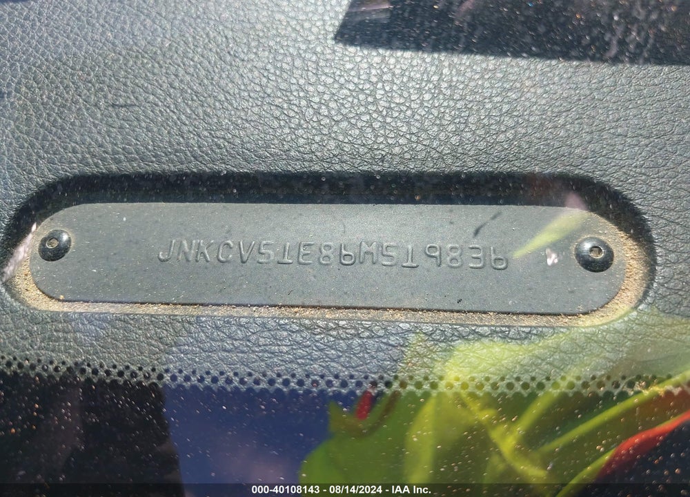 2006 INFINITI G35 VIN: JNKCV51E86M519836