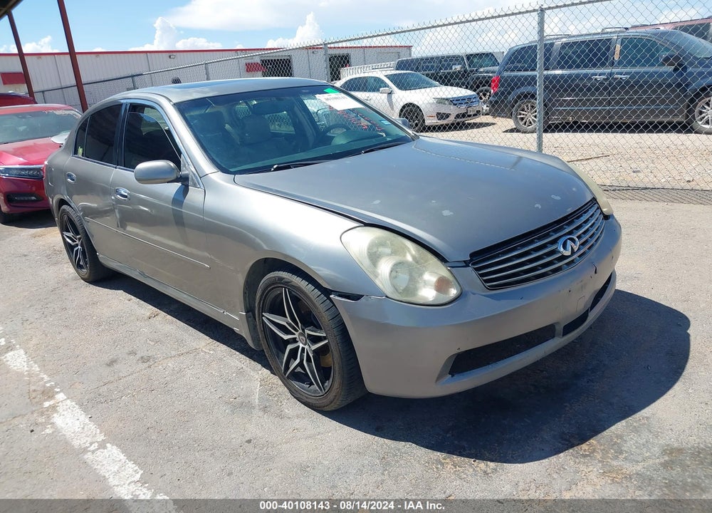 2006 INFINITI G35 VIN: JNKCV51E86M519836
