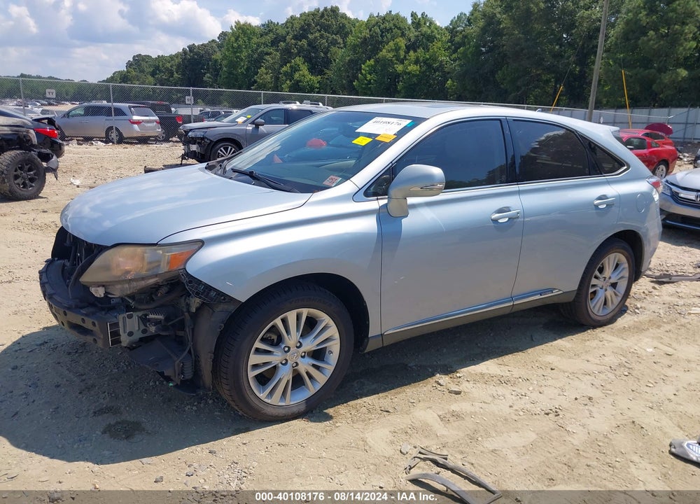2010 LEXUS RX 450H VIN: JTJZB1BA2A2003353