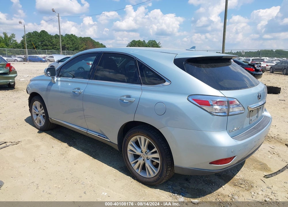 2010 LEXUS RX 450H VIN: JTJZB1BA2A2003353