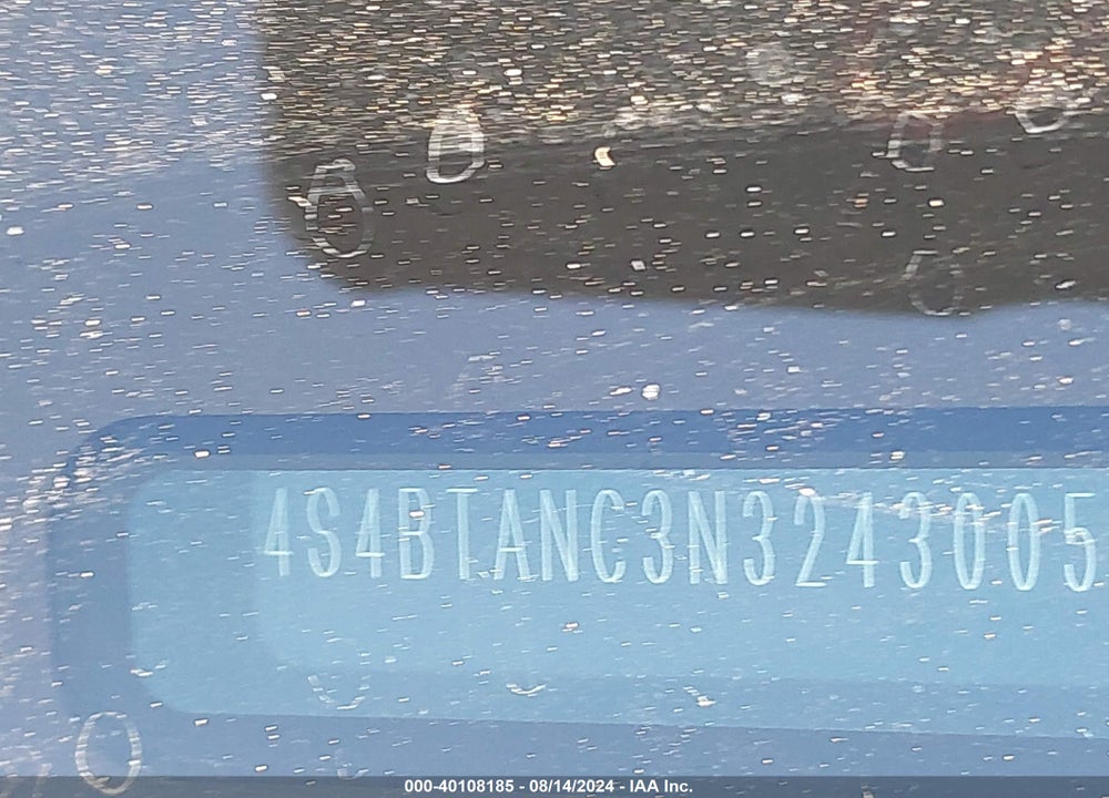 2022 SUBARU OUTBACK LIMITED VIN: 4S4BTANC3N3243005