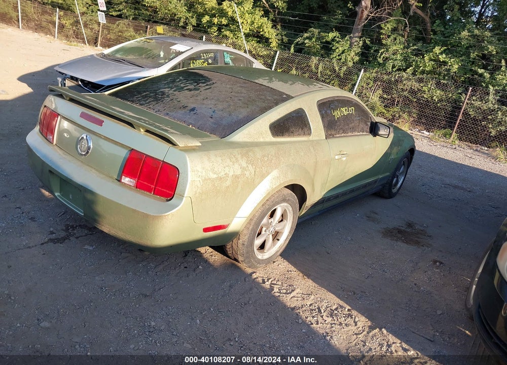 2006 FORD MUSTANG V6 VIN: 1ZVFT80N165148310