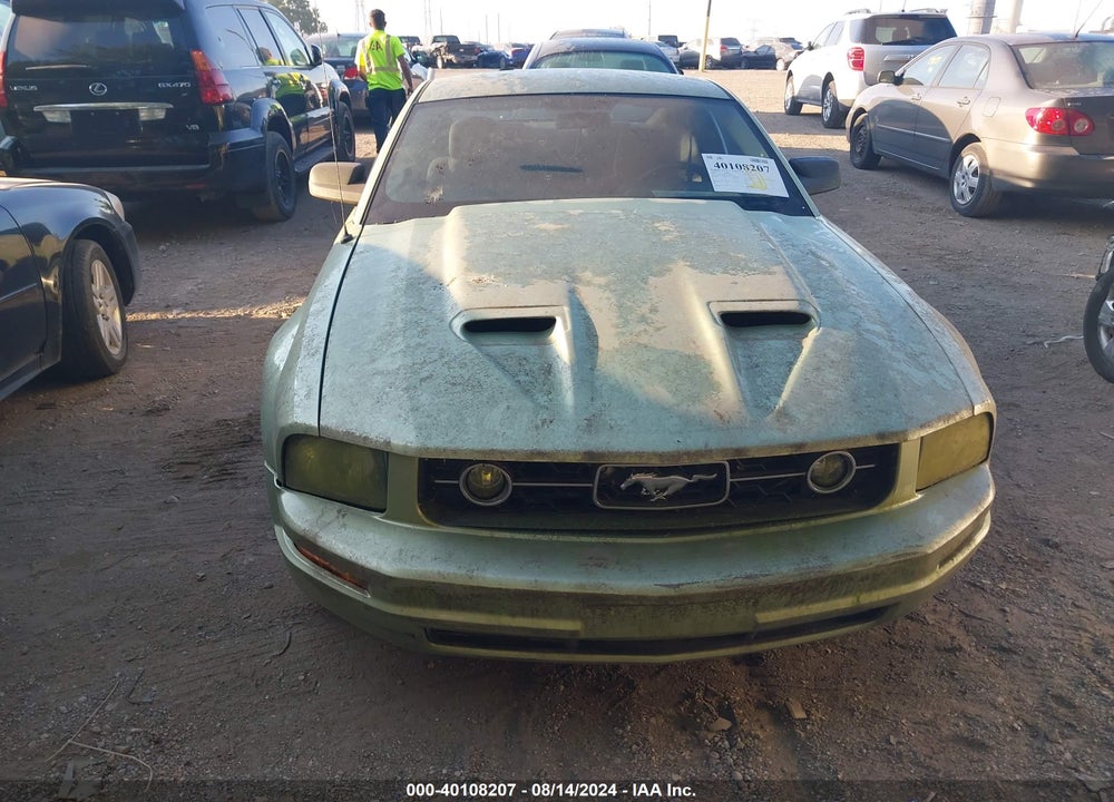 2006 FORD MUSTANG V6 VIN: 1ZVFT80N165148310