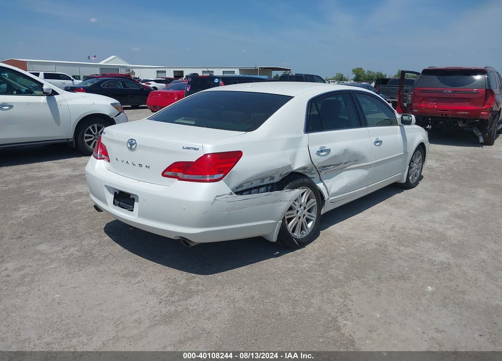 2010 TOYOTA AVALON LIMITED VIN: 4T1BK3DB9AU362575