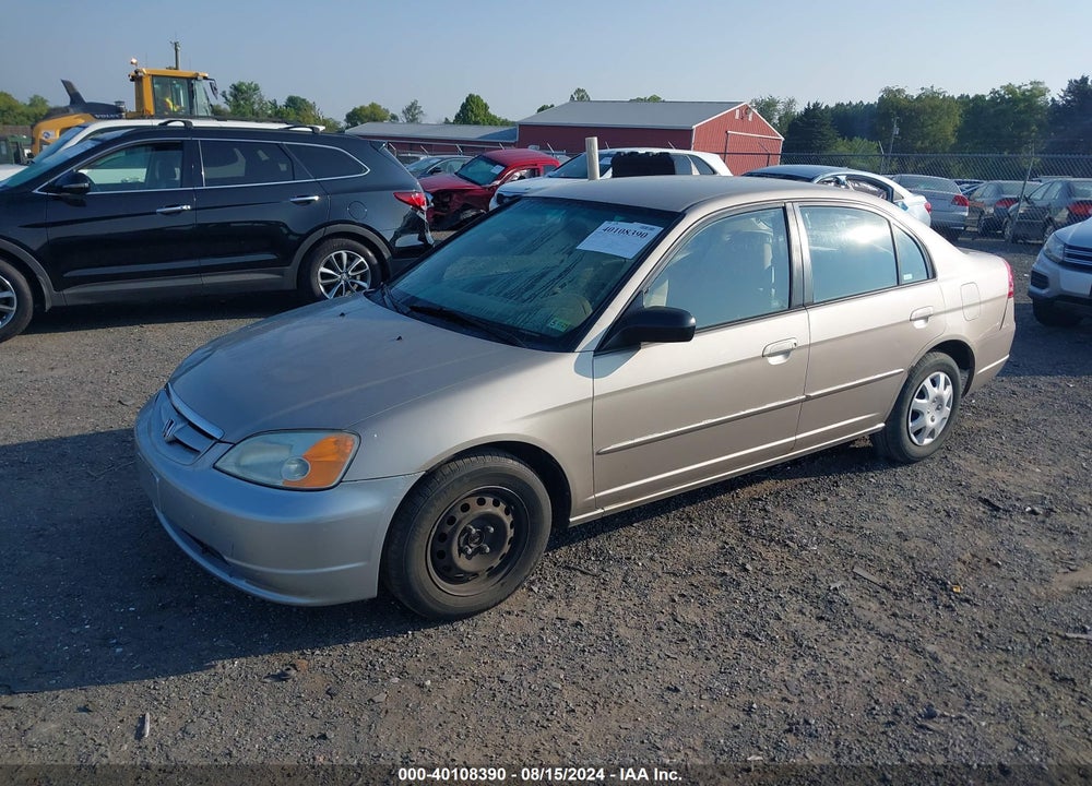 2002 HONDA CIVIC LX VIN: 2HGES15552H548392