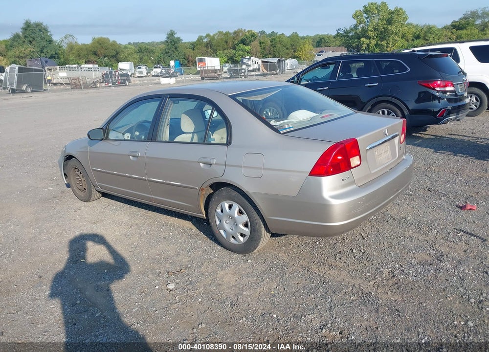2002 HONDA CIVIC LX VIN: 2HGES15552H548392