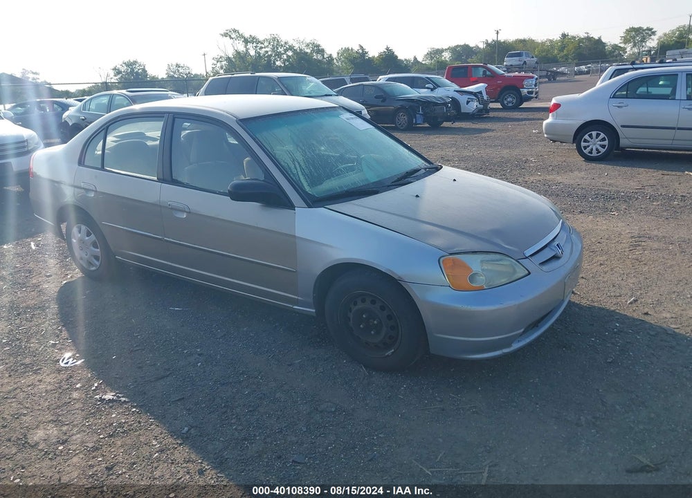 2002 HONDA CIVIC LX VIN: 2HGES15552H548392