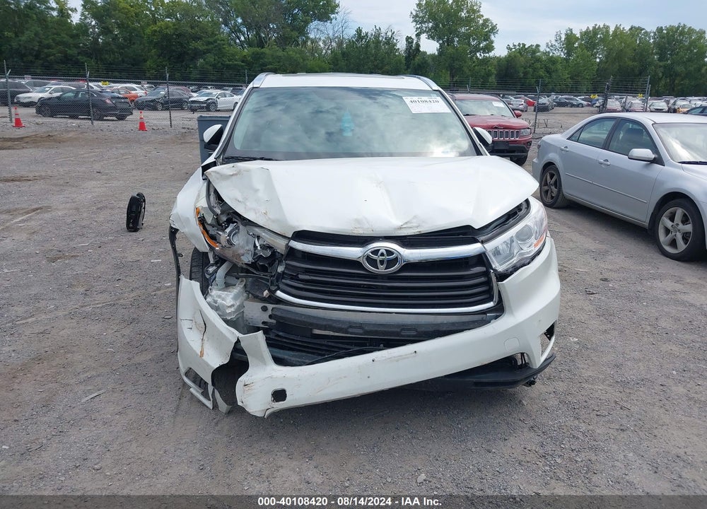 2016 TOYOTA HIGHLANDER LIMITED V6 VIN: 5TDDKRFH1GS308847