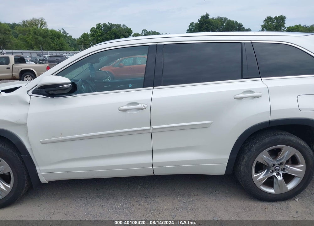 2016 TOYOTA HIGHLANDER LIMITED V6 VIN: 5TDDKRFH1GS308847