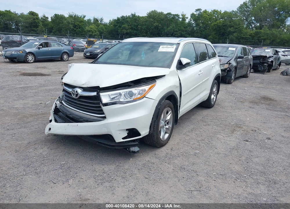 2016 TOYOTA HIGHLANDER LIMITED V6 VIN: 5TDDKRFH1GS308847