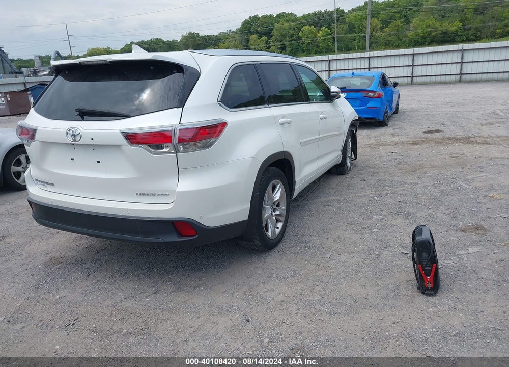 2016 TOYOTA HIGHLANDER LIMITED V6 VIN: 5TDDKRFH1GS308847