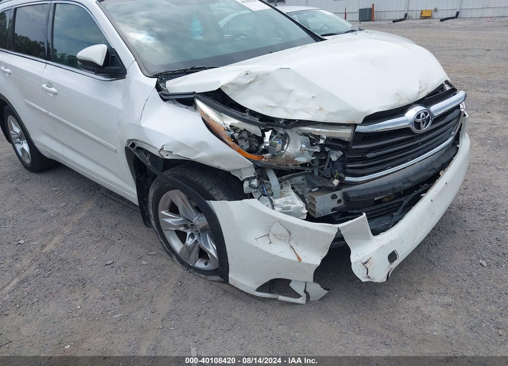 2016 TOYOTA HIGHLANDER LIMITED V6 VIN: 5TDDKRFH1GS308847