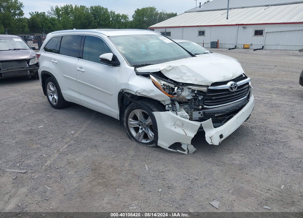 2016 TOYOTA HIGHLANDER LIMITED V6 VIN: 5TDDKRFH1GS308847
