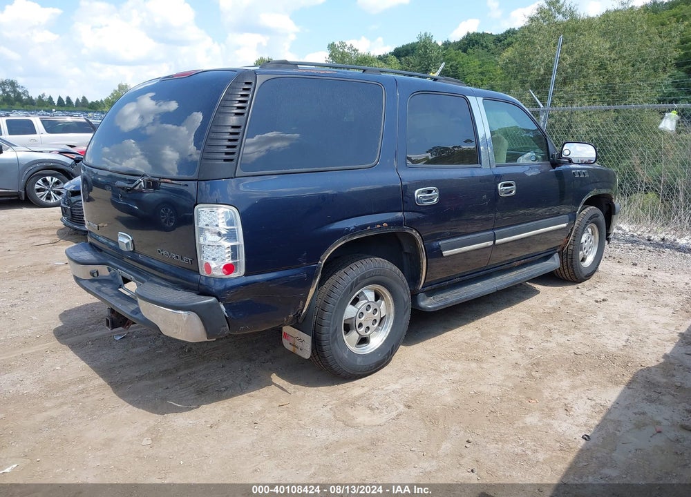 2005 CHEVROLET TAHOE LS VIN: 1GNEK13T05J194176
